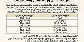 وزارة النقل والمواصلات: تعديل مؤقت على تعرفة المواصلات
