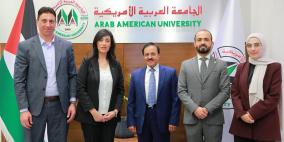 الجامعة العربية الأمريكية تبحث سبل التعاون المشترك مع سفير دولة فلسطين لدى العراق