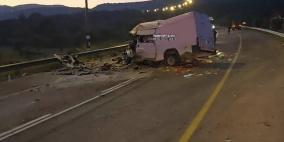 بالفيديو: مصرع 5 مواطنين بحادث سير مروع جنوب نابلس