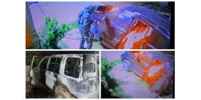 مستوطنون يحرقون مركبتين في يطا جنوب الخليل