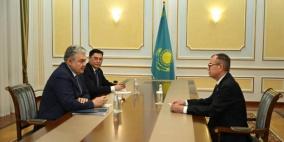 أبو زيد يبحث مع وزير خارجية كازاخستان تطورات الأوضاع في الأراضي الفلسطينية