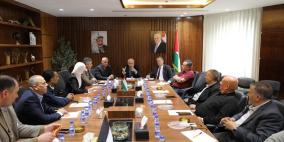 وزير الاقتصاد الوطني يبحث مع الفعاليات الاقتصادية في جنين الوضع الاقتصادي في المحافظة