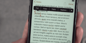  آيفون يحول لوحة مفاتيحه إلى فأرة عبر ميزة خفية 