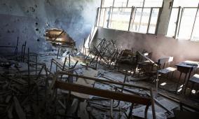 "التربية": 8672 طالبا استُشهدوا و353 مدرسة وجامعة تعرضت للقصف والتخريب
