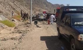 مصرع شاب وزوجته وطفلتهما من الداخل إثر حادث سير في سيناء