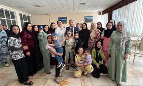 الدكتور عوَّاد يودع جرحى ومصابي غزة في أوزبكستان