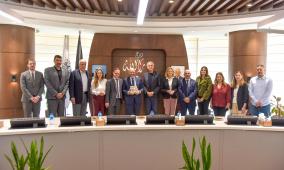 بلدية رام الله تستقبل وفد مؤسسة فريدريش إيبرت الألمانية