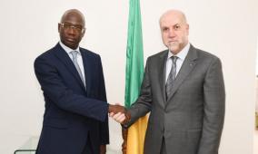 الهباش يبحث مع وزير الزراعة السنغالي آفاق التعاون