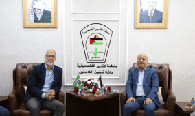 أبو هولي يبحث مع السفير البرازيلي التحضير لاجتماع اللجنة الاستشارية للأونروا 