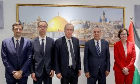 الشيخ يستقبل وفداً رفيع المستوى من الاتحاد الأوروبي