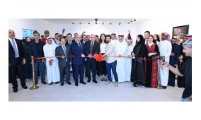 السفير صالح يفتتح معرض " فلسطين.. الهوية الثقافة الفن"