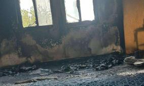 مستعمرون يحرقون مسجدا ويخطّون شعارات عنصرية في محافظة سلفيت