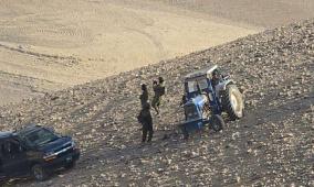 إصابات بالاختناق إثر اعتداء الاحتلال على مزارعين شرق بيت لحم