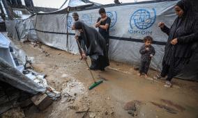 الأونروا: المنخفض الجوي في غزة سيكون له تداعيات كارثية