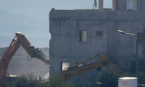 إضراب احتجاجي إثر هدم منزل مأهول في طوبا الزنغرية