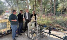 سليمية يتفقد مديرية الزراعة ودائرة البيطرة ومحطة البحوث الزراعية في أريحا
