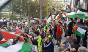 تظاهرات في أكثر من 40 مدينة إسبانية تضامنا مع شعبنا