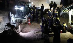 بعد عمل 11 ساعة.. انتشال الطفلة "شذى" حية من عمق بئر في إدلب