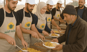 “مائدة الخير”.. مبادرة شبابية تجمع الطهاة الفلسطينيين لخدمة العائلات المحتاجة في المخيمات