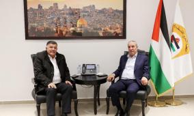 الشيخ يستقبل محافظ نابلس