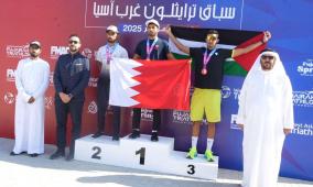 فلسطين تنتزع البرونزية في أول بطولة ترايثلون مصنفة دوليا لغرب آسيا