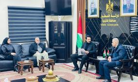 قلقيلية: المحافظ يلتقي وفد من لجنة الانتخابات المركزية