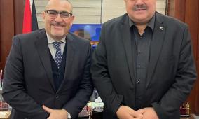 صيدم والمنسق الأممي للشؤون الإنسانية يبحثان آخر المستجدات السياسية في الأراضي الفلسطينية