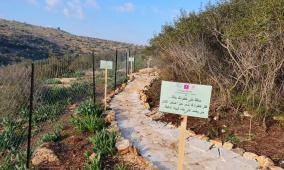 بنك فلسطين يقدم دعمه لإنشاء حديقة أم التوت البيئية في جنين بالشراكة مع مركز العمل التنموي "معاً" 