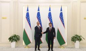 وزير خارجية أوزبكستان يتسلم أوراق اعتماد سفير دولة فلسطين الجديد