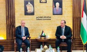 محافظ طولكرم يستقبل رئيس سلطة الأراضي في إطار مناقشة مجموعة قضايا