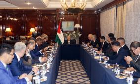 الرئيس يستقبل السفراء العرب المعتمدين لدى روسيا