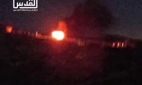 القدس.. مستوطنون يضرمون النار في مساكن المواطنين بتجمع "خلة السدرة"