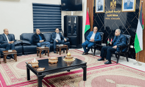 قلقيلية: المحافظ يلتقي وكيل وزارة العمل ويبحث معه عدد من القضايا