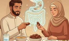 هل الصيام مفيد للجهاز الهضمي وما الأخطاء الشائعة في الإفطار والسحور؟ 