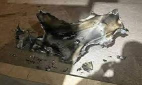 الشرطة تتعامل مع شظايا صاروخية سقطت في بيت ساحور