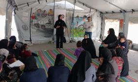 "أمان" و"تطوير الأسرة" يعززان الرقابة المجتمعية في مراكز النزوح بغزة