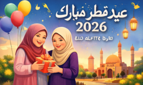تهنئة عيد الفطر لصديقتي 2026.. كلمات الود والوفاء لرفيقة العمر