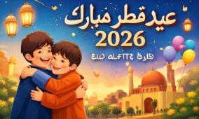 تهنئة عيد الفطر لإخوتي 2026