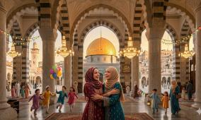 أجمل 50 تهنئة عيد الفطر 2026 مكتوبة – صمم بطاقة العيد باسمك وشاركها الآن