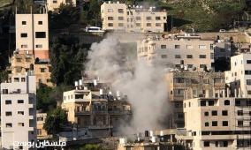 الاحتلال يفجر منزلا في مدينة نابلس