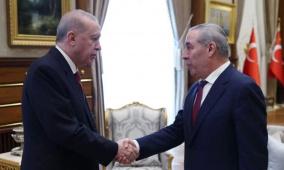 وفد فلسطيني برئاسة الشيخ يلتقي الرئيس التركي