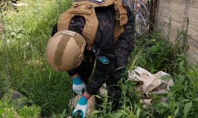 الشرطة تتعامل مع شظايا صاروخية في سلفيت