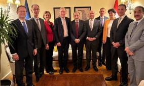 وفد عربي أوروبي يطلع رئيسة بعثة الاتحاد الأوروبي على مستجدات القضية الفلسطينية