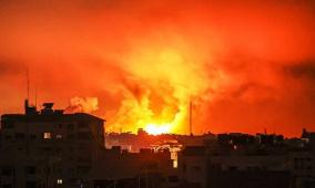 شهيد وجرحى بقصف الاحتلال مقهى في مدينة غزة