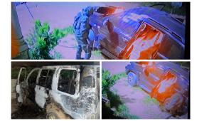 مستوطنون يحرقون مركبتين في يطا جنوب الخليل