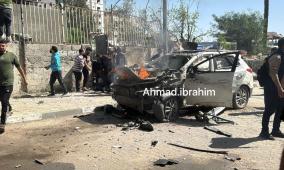 3 شهداء بقصف طائرات الاحتلال مركبة غربي مدينة غزة