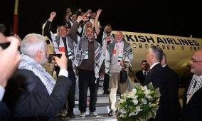 بعد أن هاجمتهم إسرائيل.. وصول 59 ناشطا من "أسطول الصمود" إلى تركيا