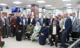 هيئة التقاعد الفلسطينية تستقبل الممثل الخاص لفخامة الرئيس محمود عباس حفظه الله السيد ياسر عباس