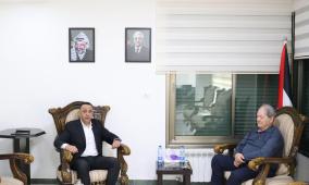 فتوح يستقبل القنصل المصري ويستعرض تطورات الأوضاع في الأراضي الفلسطينية