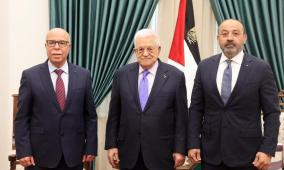 الرئيس عباس يستقبل رئيس مجلس القضاء الأعلى والنائب العام